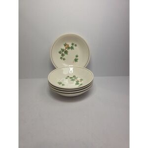5 Paden City Pottery Berry/Fruit/dessert Bowls  Ivy 5 1/4" Across